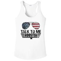 Talk To Me Rooster Funny. Ladies PosiCharge Competitor Racerback Tank