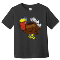 Tukey Thanksgiving Master Builder Block Brick Building Toddler T-Shirt