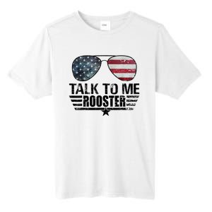 Talk To Me Rooster Sunglasses America Flag Tall Fusion ChromaSoft Performance T-Shirt