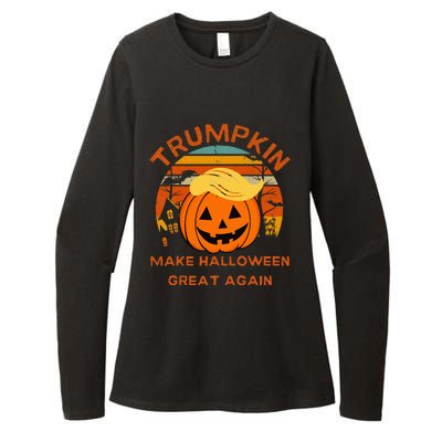 Trumkin Trump Make Halloween Great Again Womens CVC Long Sleeve Shirt