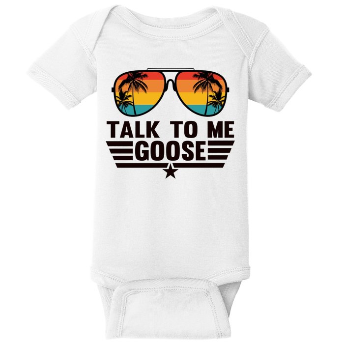 Talk To Me Goose Baby Bodysuit