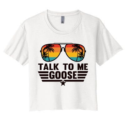 Talk To Me Goose Crop Top