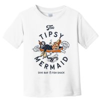 The Tipsy Mermaid Dive Bar & Fish Shack Vintage Pinup Art Toddler T-Shirt