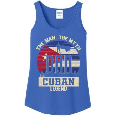 The The Myth The Cuban Legend Dad Gift Ladies Essential Tank