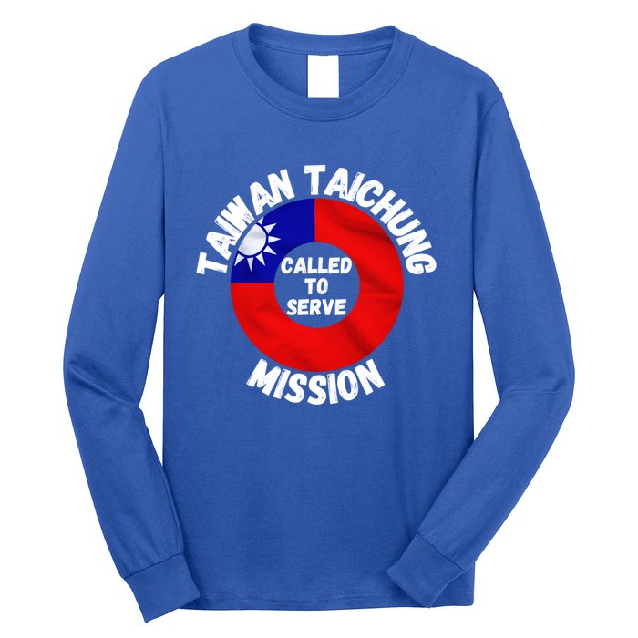 Taiwan Taichung Mission Lds Proud Mormon Missionary Cool Gift Long Sleeve Shirt