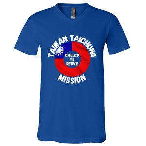 Taiwan Taichung Mission Lds Proud Mormon Missionary Cool Gift V-Neck T-Shirt