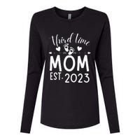 Third time Mom Pregnancy Mother's Day Soon to be Mom Womens Cotton Relaxed Long Sleeve T-Shirt