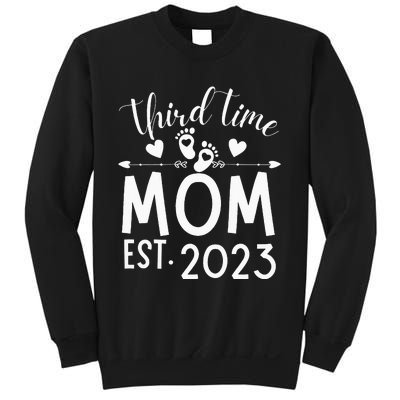 Third time Mom Pregnancy Mother's Day Soon to be Mom Sweatshirt