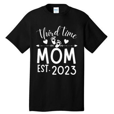 Third time Mom Pregnancy Mother's Day Soon to be Mom Tall T-Shirt