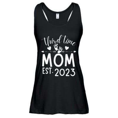 Third time Mom Pregnancy Mother's Day Soon to be Mom Ladies Essential Flowy Tank