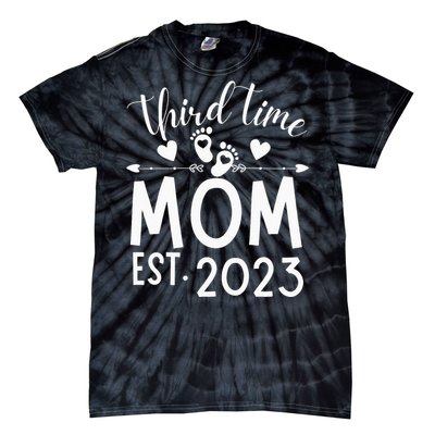 Third time Mom Pregnancy Mother's Day Soon to be Mom Tie-Dye T-Shirt