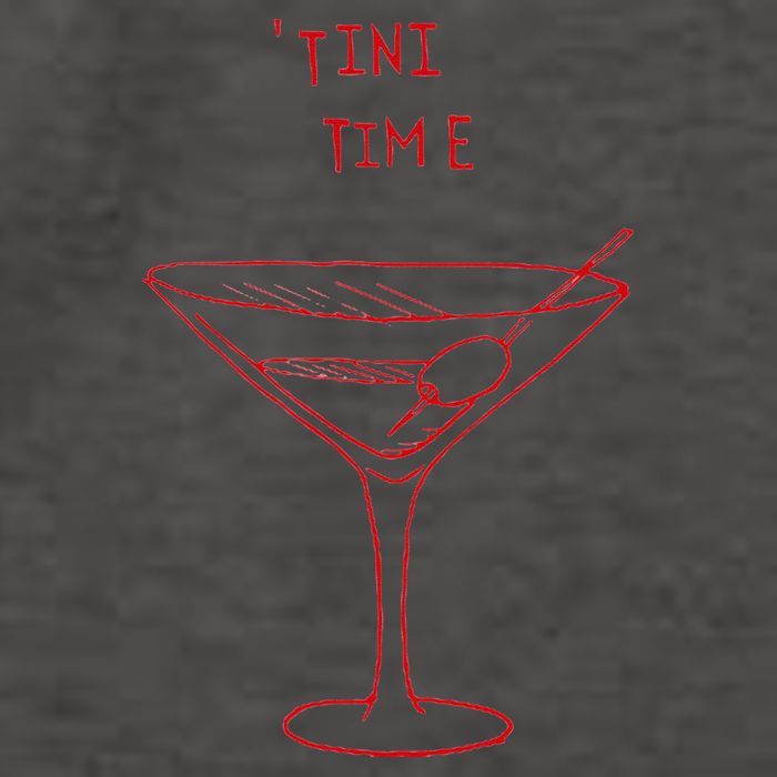 Tini Time Martini Lover Vector Backpack