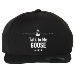 Talk To Me GOOSE Fighter Jet Wool Snapback Cap