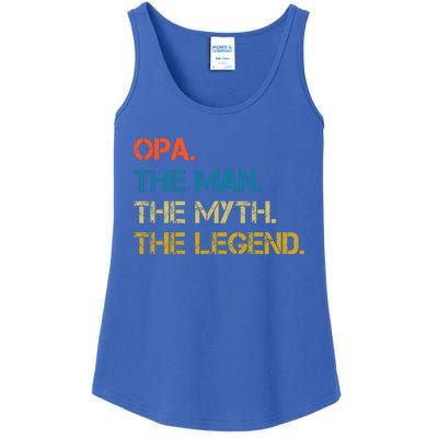 The The Myth The Legend Gift Opa Dad Ladies Essential Tank