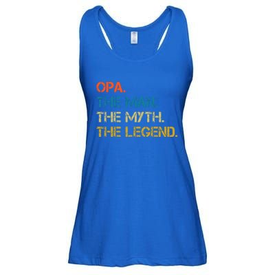 The The Myth The Legend Gift Opa Dad Ladies Essential Flowy Tank