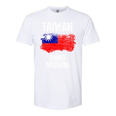 Taiwan Taipei Mission Funny Gift Softstyle® CVC T-Shirt