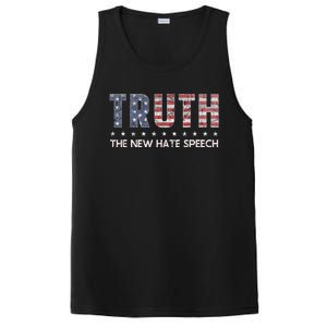 Truth The New Hate Speech Political Correctness USA Flag PosiCharge Competitor Tank