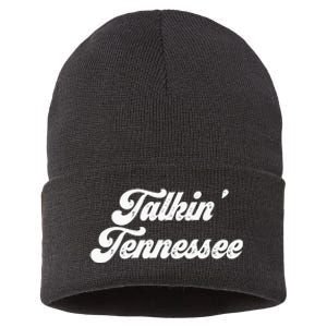 Talkin Tennessee Nashville Tennessee Country Music Lovers Sustainable Knit Beanie