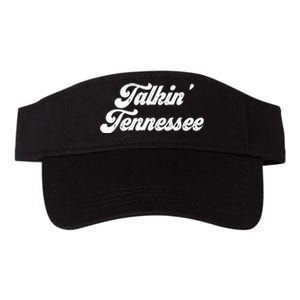 Talkin Tennessee Nashville Tennessee Country Music Lovers Valucap Bio-Washed Visor