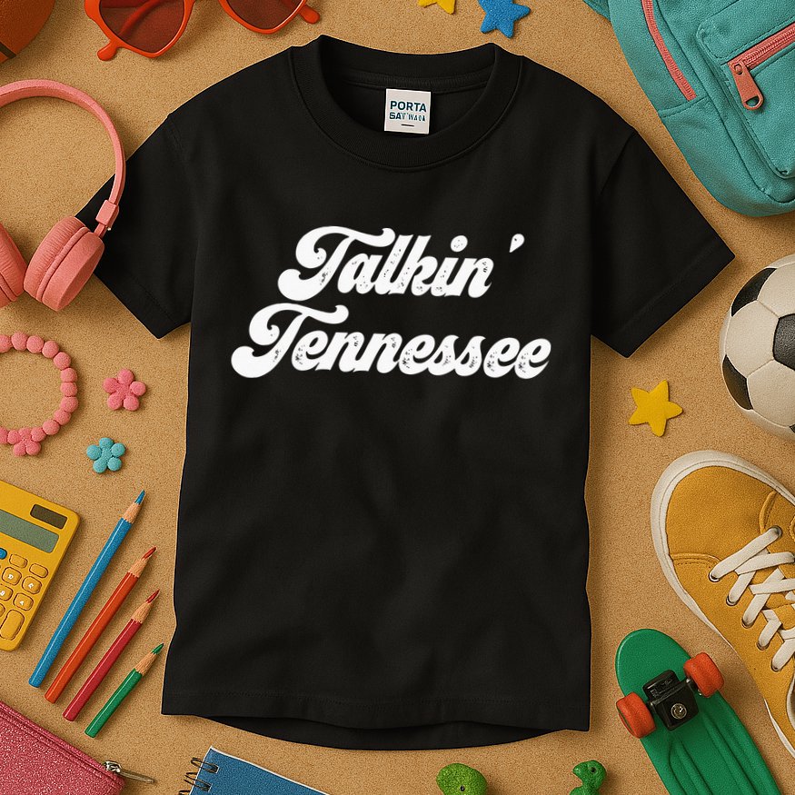 Talkin Tennessee Nashville Tennessee Country Music Lovers Kids T-Shirt