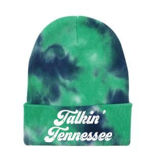 Talkin Tennessee Nashville Tennessee Country Music Lovers Tie Dye 12in Knit Beanie