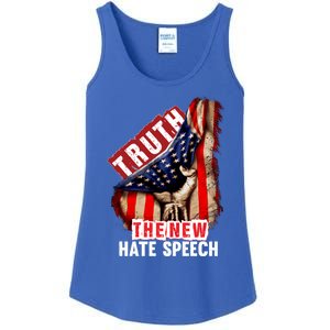 Truth The New Hate Speech Political Correctness Usa Flag Gift Ladies Essential Tank