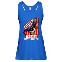 Truth The New Hate Speech Political Correctness Usa Flag Gift Ladies Essential Flowy Tank