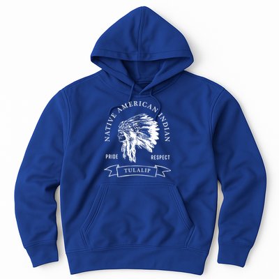 Tulalip Tribe Native American Indian Pride Respect Vintage Gift Hoodie