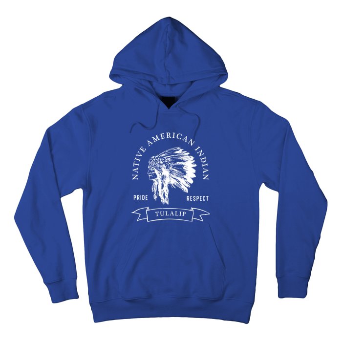 Tulalip Tribe Native American Indian Pride Respect Vintage Gift Hoodie