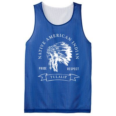 Tulalip Tribe Native American Indian Pride Respect Vintage Gift Mesh Reversible Basketball Jersey Tank