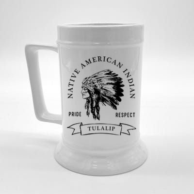 Tulalip Tribe Native American Indian Pride Respect Vintage Gift Beer Stein