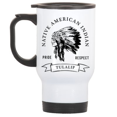 Tulalip Tribe Native American Indian Pride Respect Vintage Gift Stainless Steel Travel Mug