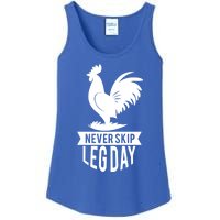 Thankgiving Turkey Never Skip Leg Day Meaningful Gift Ladies Essential Tank