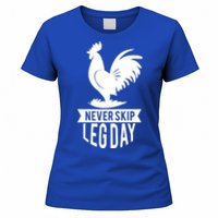 Thankgiving Turkey Never Skip Leg Day Meaningful Gift Women's T-Shirt