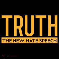 Truth The New Hate Speech Bold Statet Funny Gift Drawstring Bag