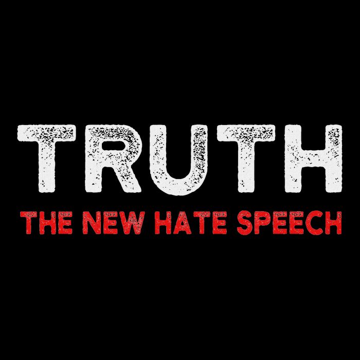 Truth The New Hate Speech Political Correctness Flat Bill Trucker Hat
