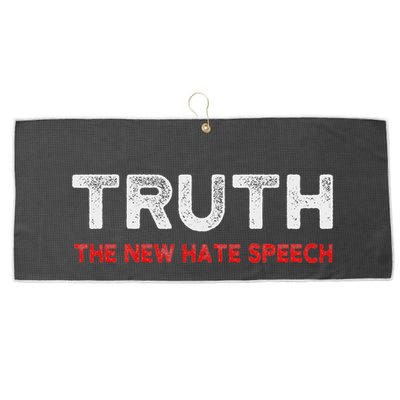 Truth The New Hate Speech Political Correctness Large Microfiber Waffle Golf Towel