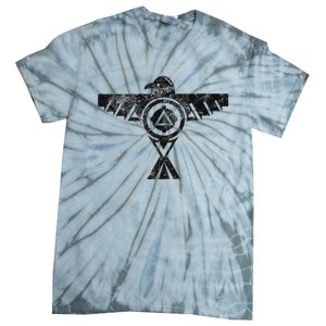 Thunderbird Tribal Native American Indian Graphic Tie-Dye T-Shirt