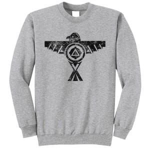 Thunderbird Tribal Native American Indian Graphic Tall Sweatshirt