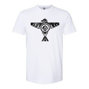 Thunderbird Tribal Native American Indian Graphic Softstyle CVC T-Shirt