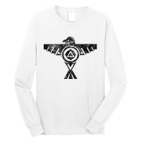 Thunderbird Tribal Native American Indian Graphic Long Sleeve Shirt