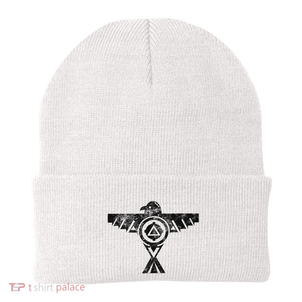 Thunderbird Tribal Native American Indian Graphic Knit Cap Winter Beanie