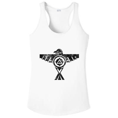 Thunderbird Tribal Native American Indian Graphic Ladies PosiCharge Competitor Racerback Tank