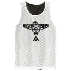 Thunderbird Tribal Native American Indian Graphic Mesh Reversible Basketball Jersey Tank