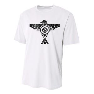 Thunderbird Tribal Native American Indian Graphic Performance Sprint T-Shirt