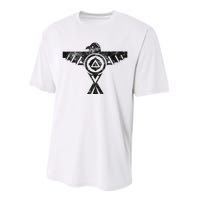 Thunderbird Tribal Native American Indian Graphic Performance Sprint T-Shirt