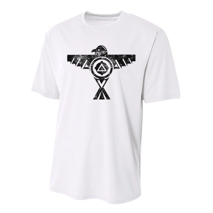 Thunderbird Tribal Native American Indian Graphic Performance Sprint T-Shirt