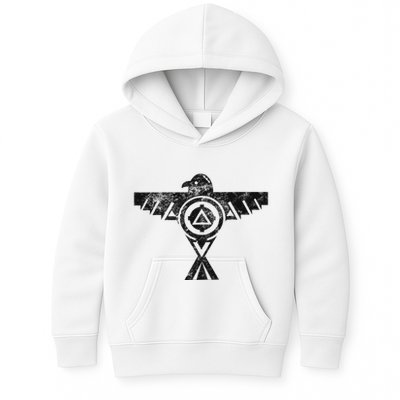 Thunderbird Tribal Native American Indian Graphic Kids Hoodie