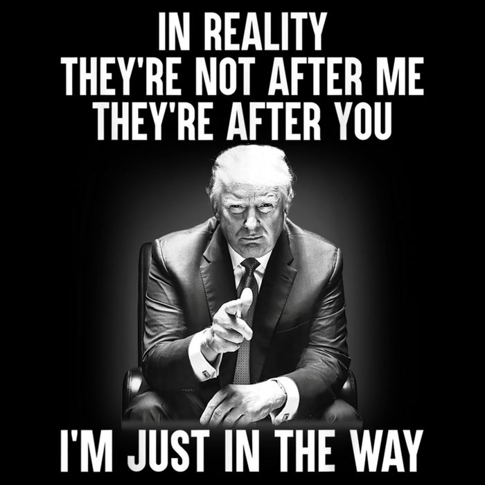 Trump They’re Not After Me They’re After You I’m Just In The Way 16 in Basic Backpack