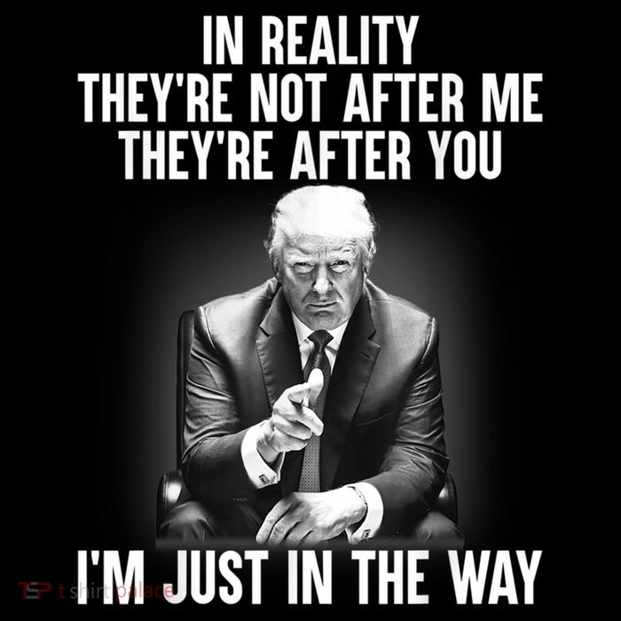 Trump They’re Not After Me They’re After You I’m Just In The Way Cooling Performance Long Sleeve Crew